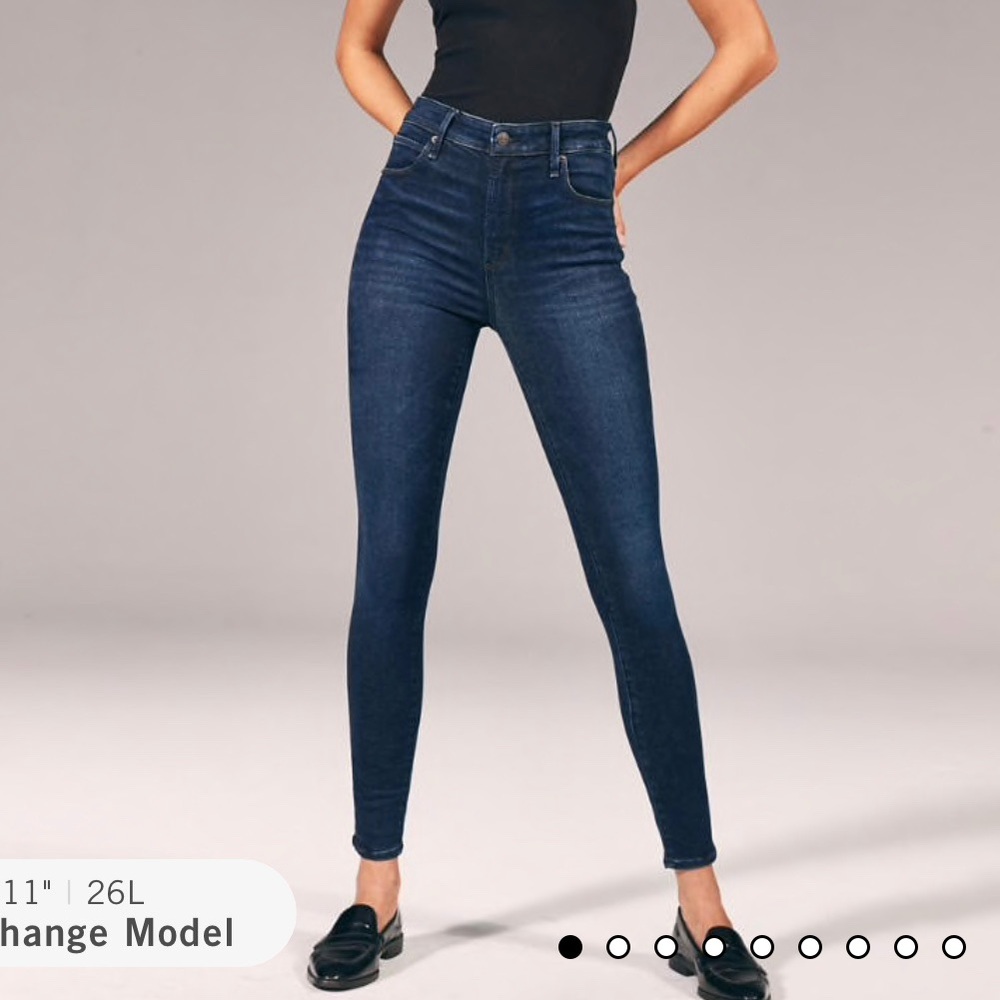 Abercrombie High Rose Super Skinny Jeans